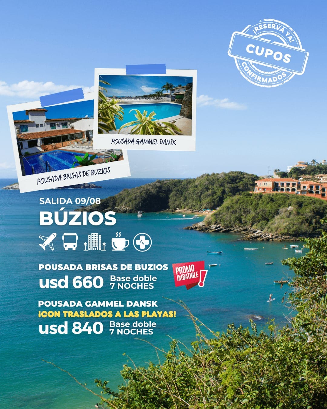 Viajes para Solteros Zona Oeste